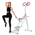 Compact Folding Cardio Climber with Adjustable Handlebar (Blue) N7615