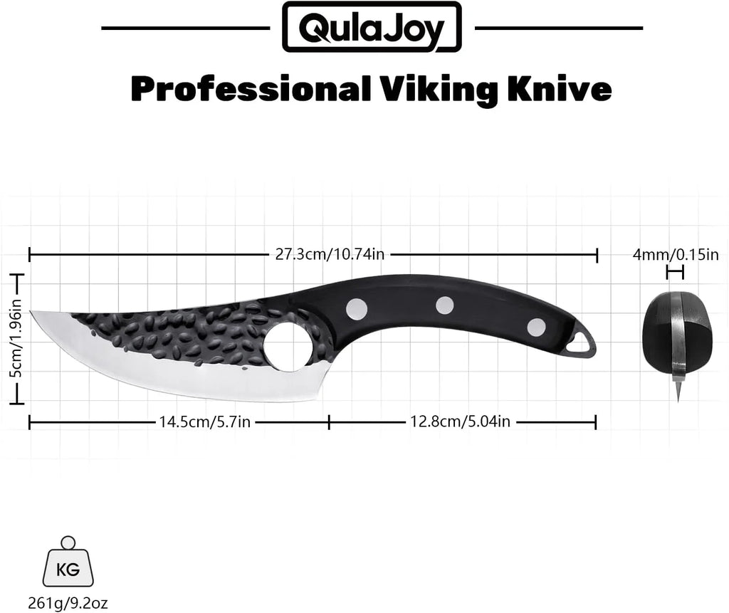 Black High Carbon Steel Boning Knife M2550