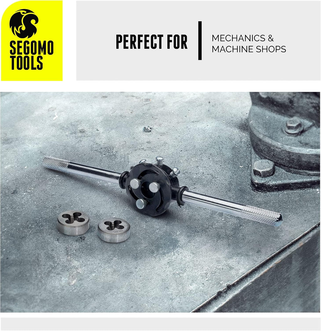 60 Piece Metric & SAE Tap & Die Tool Set with Storage Case L929658