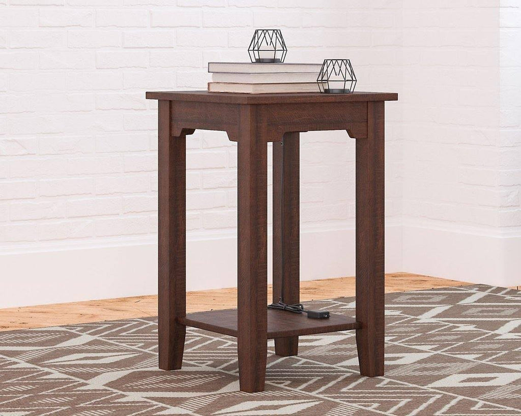 Warm Brown End Table W548
