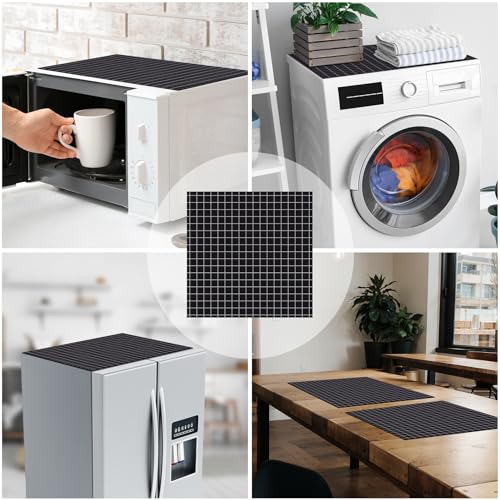 23.6 x 23.6 inches Anti-Slip Washing Machine Top Cover with Storage Bags L140