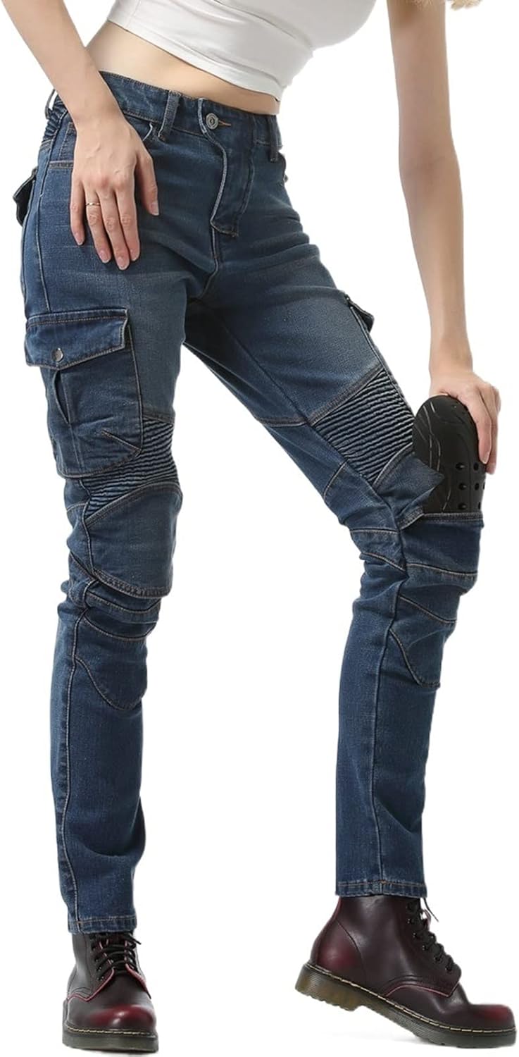 Blue Upgrade Removable Cycling Jeans E6287