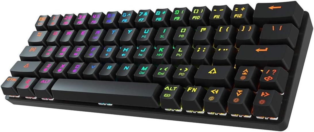 60% Wireless Mechanical Keyboard with RGB Backlit E42209