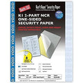 Blue 8 1/2 x 11 20 lbs. Carbonless Security Paper, 500/Pack E625046