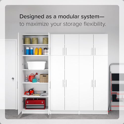 Gray 32" Storage Cabinet with Hanging Rail and Shelves G4764