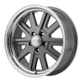 17x8 5x120.65 0mm Gray Machined Wheels W433