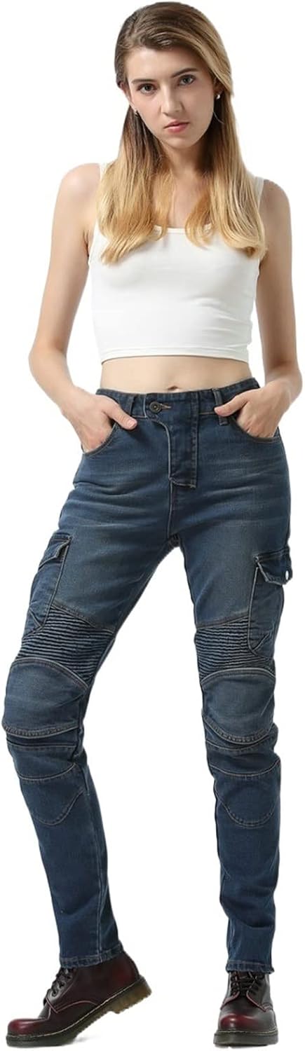 Blue Upgrade Removable Cycling Jeans E6287