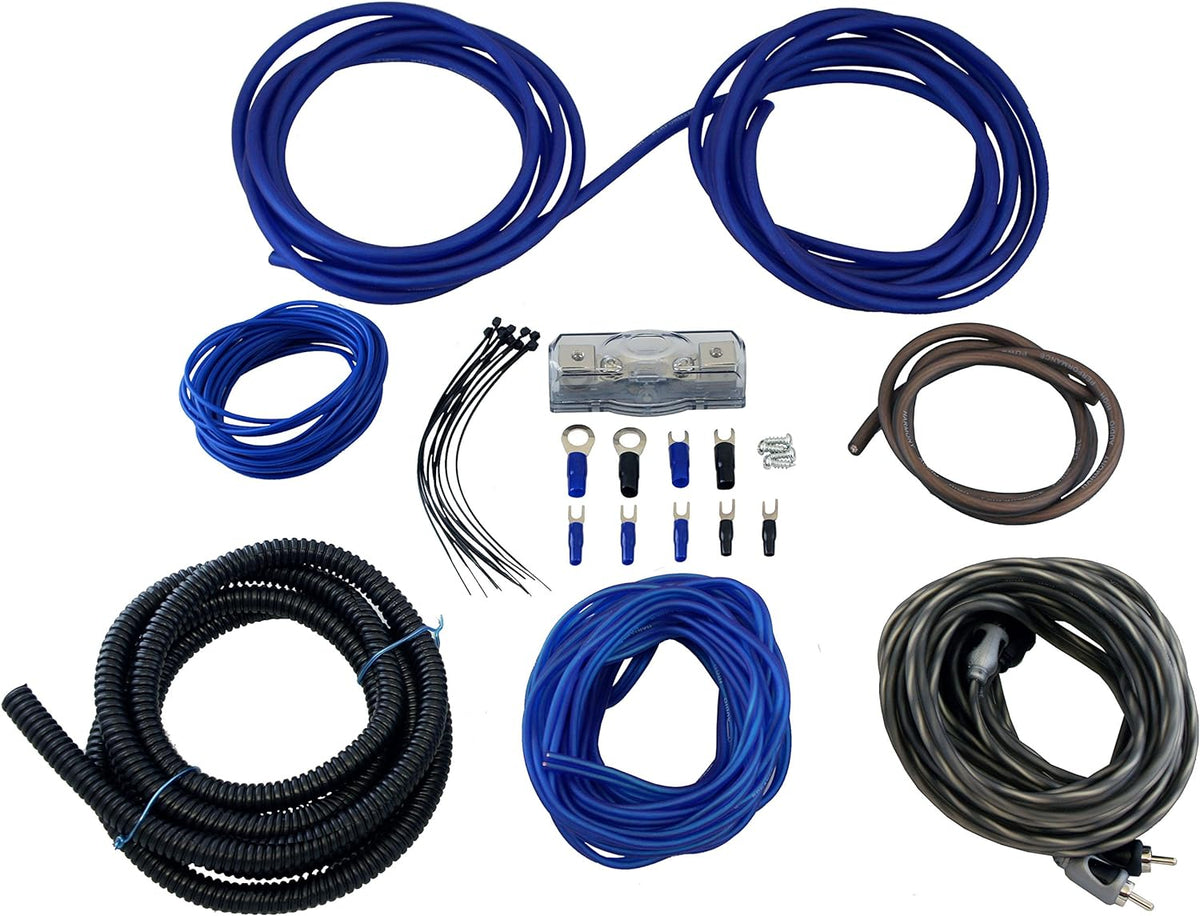 4Ch 800W Sub Amp with Amp Install Kit and RCA Cable C1626