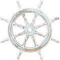 24-Inch Wood Ship Wheel Nautical Decor Y79047