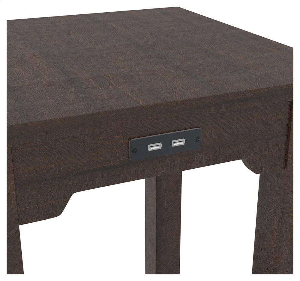 Warm Brown End Table W548