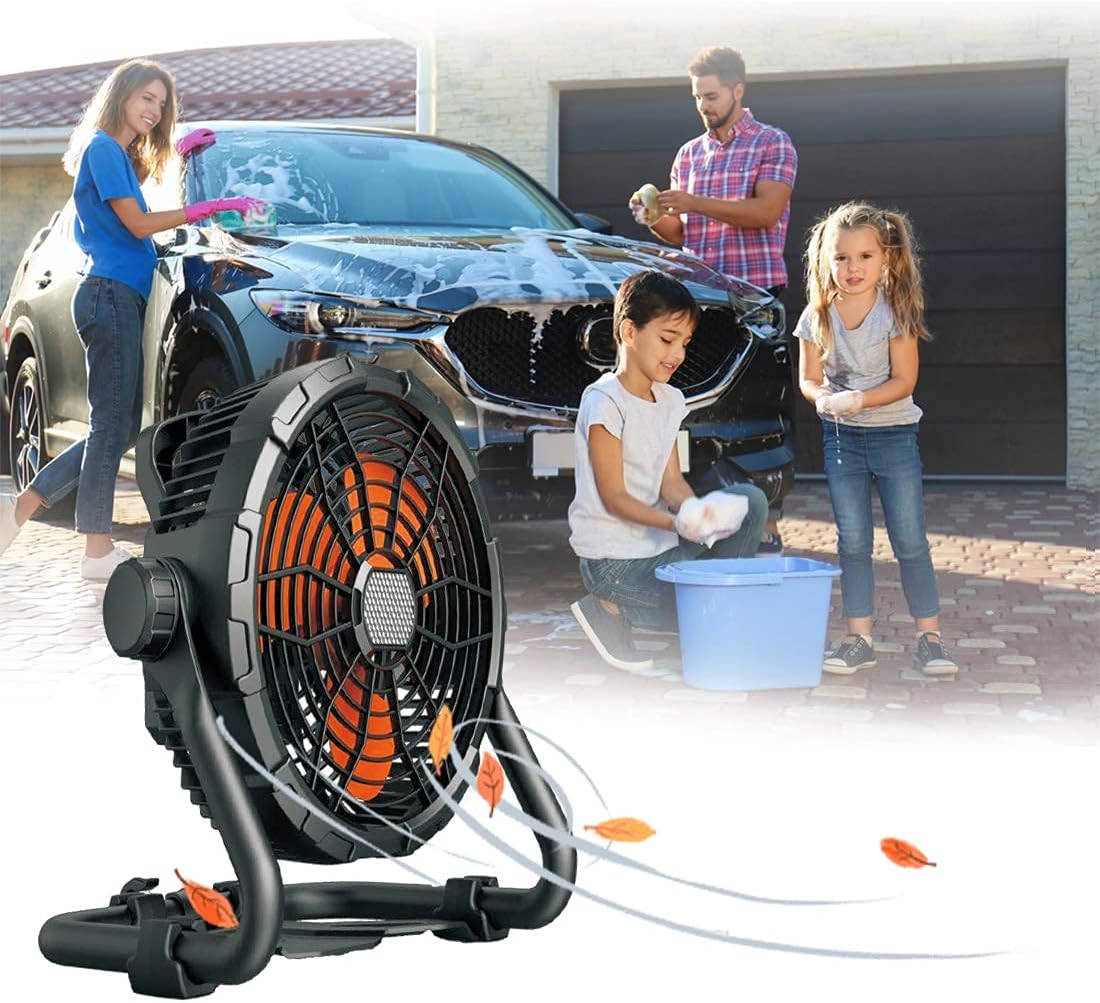 Rechargeable Portable Cordless High Velocity Floor Fan C225