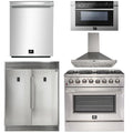 36 Inch Dual Fuel Range, Wall Mount Range Hood, Refrigerator, Microwave Drawer, Dishwasher Q583945