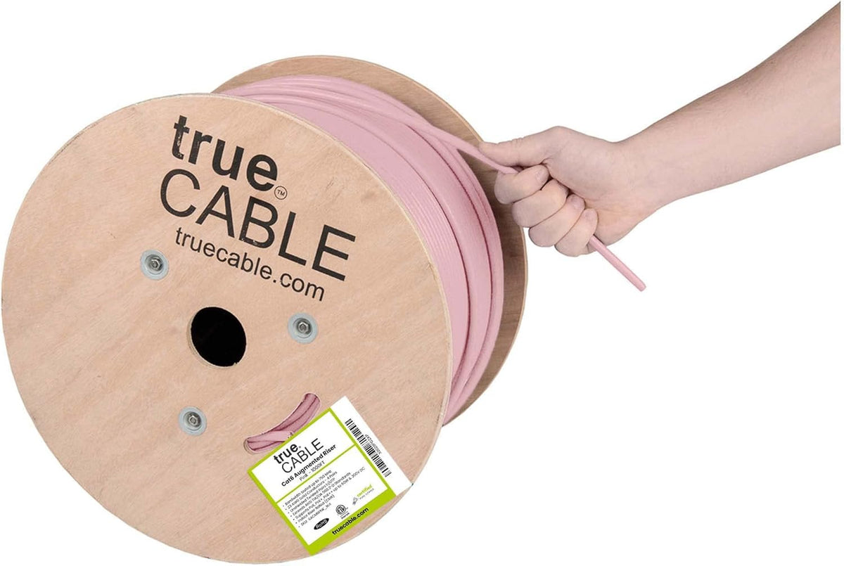 1000ft Green 23AWG 4 Pair Solid Bare Copper Bulk Ethernet Cable B145