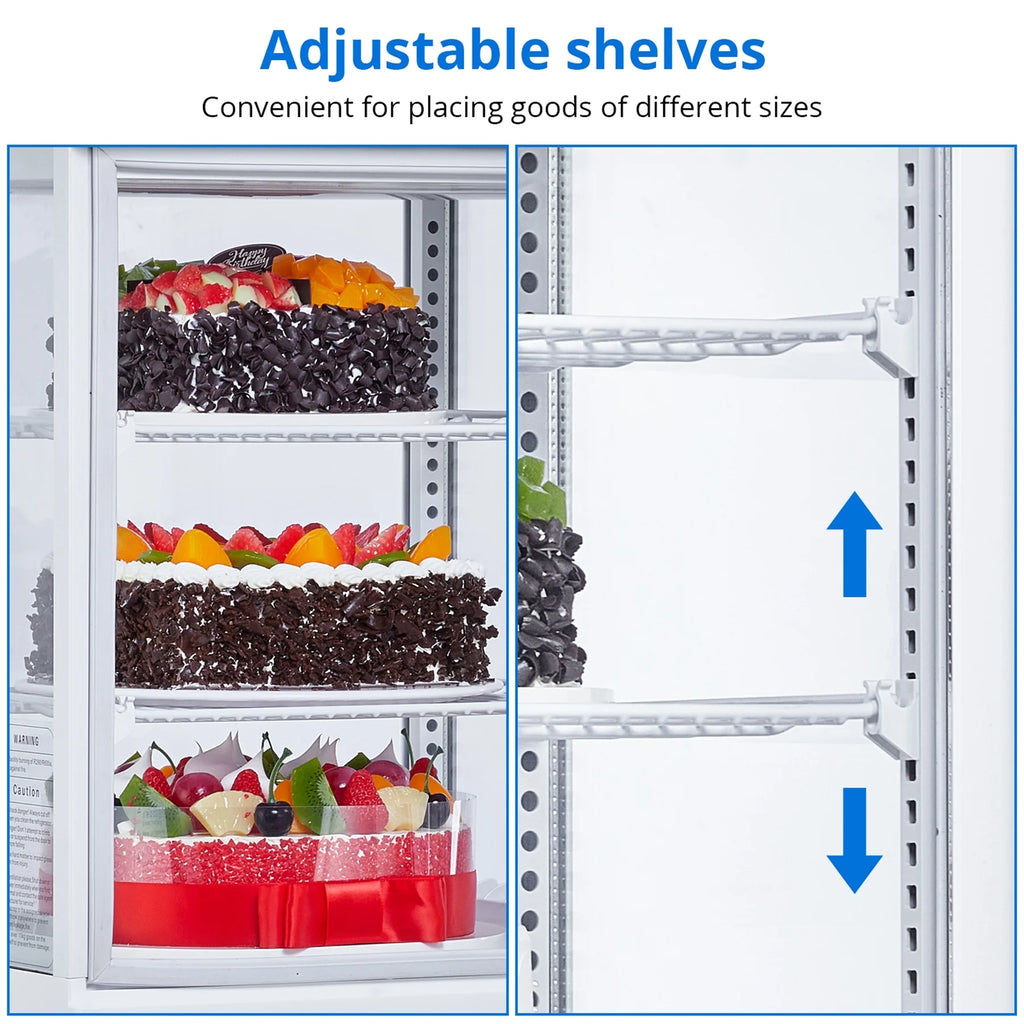 2.1 Cu.Ft Single Door Countertop Refrigerated Display Case U3510