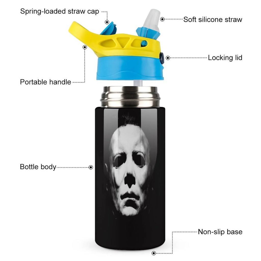 Insulated Stainless Steel Water Bottle With Straw R5654