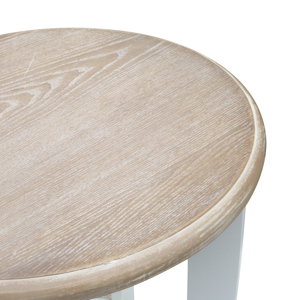 2 Tiers Wooden Round End Table L29596