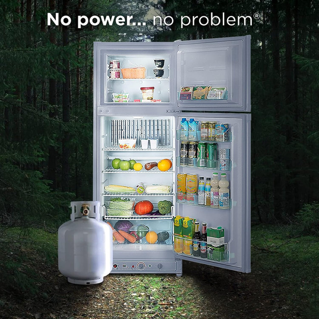 Propane Refrigerator with Freezer, 6.1 Cu.ft, White S1113