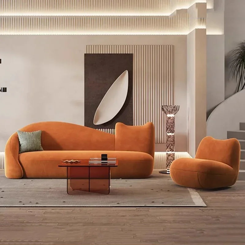 White Modern Sofa F756