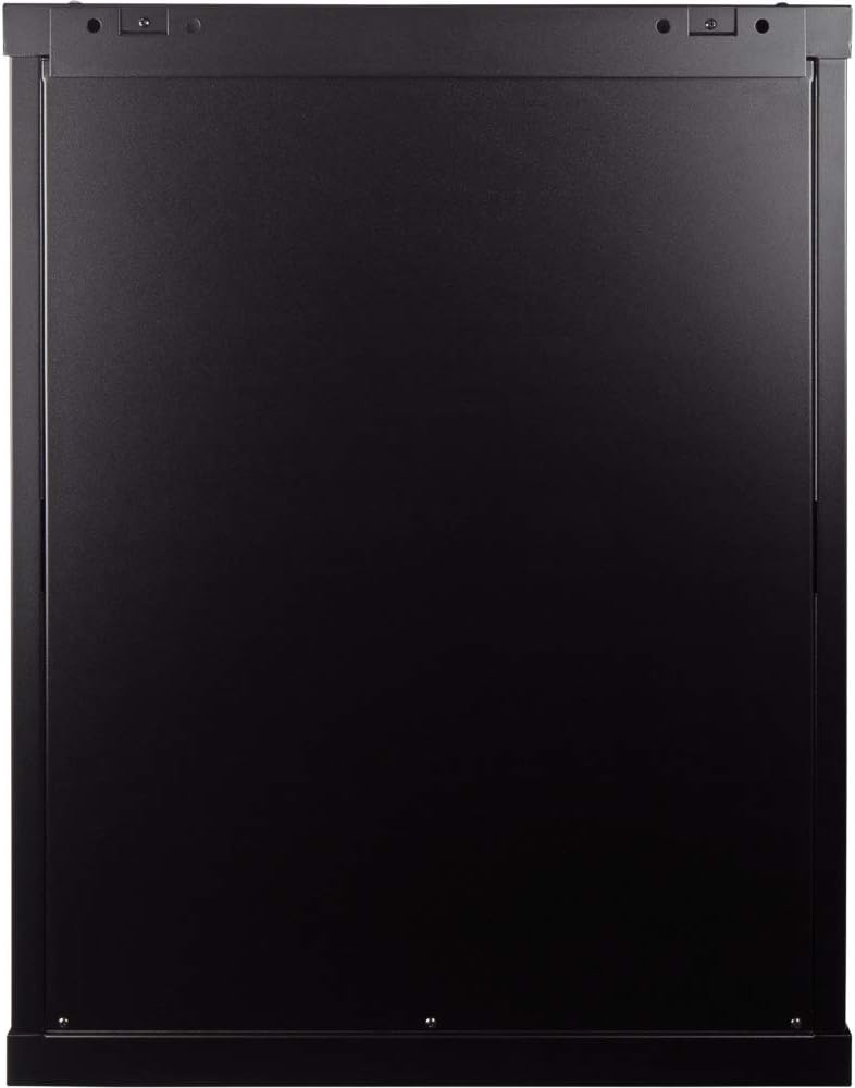 15U Wallmount Cabinet Enclosure 19-Inch Server Network Rack with Locking Perforated Door Black P266