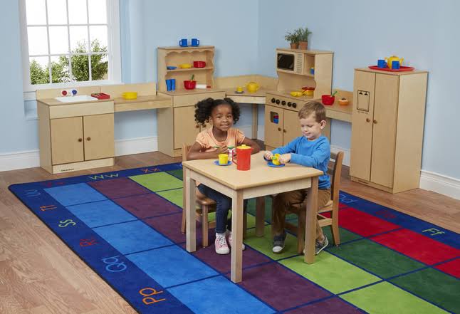 Square Laminate Top Wood Table K743197