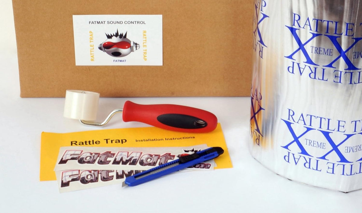 150 Sq Ft x 80 mil Self-Adhesive Sound Deadener Bulk Pack with Install Kit B425