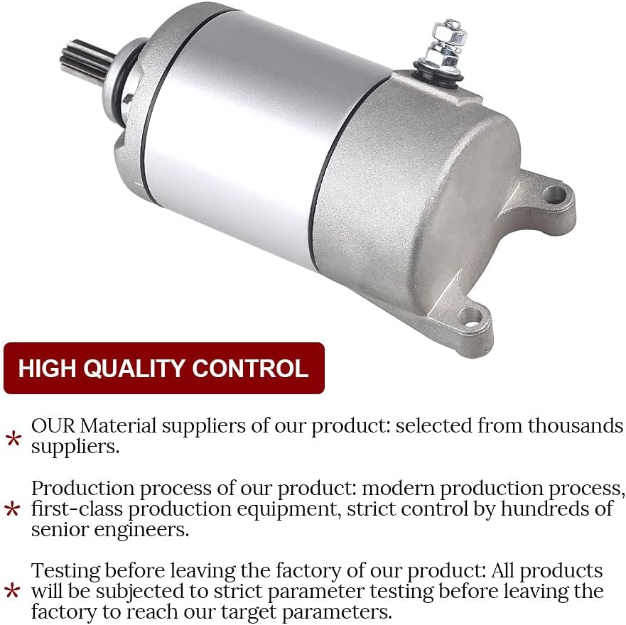 Starter Compatible with Yamaha YFM350 2004-2014 Pack of 2 Q418487