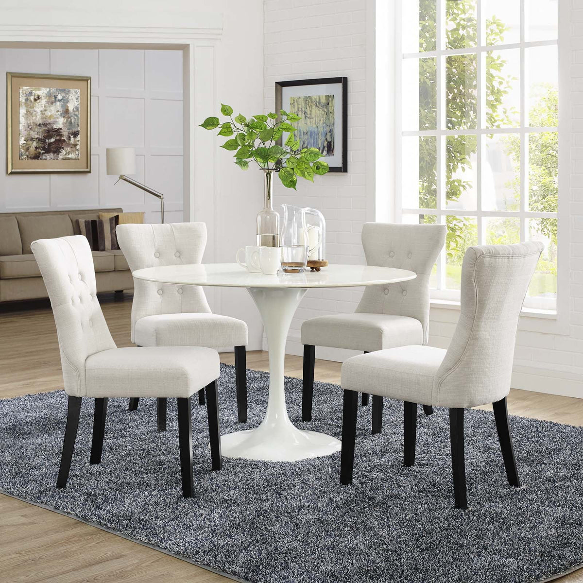 Upholstered Dining Side Chair Set of 4 X4080