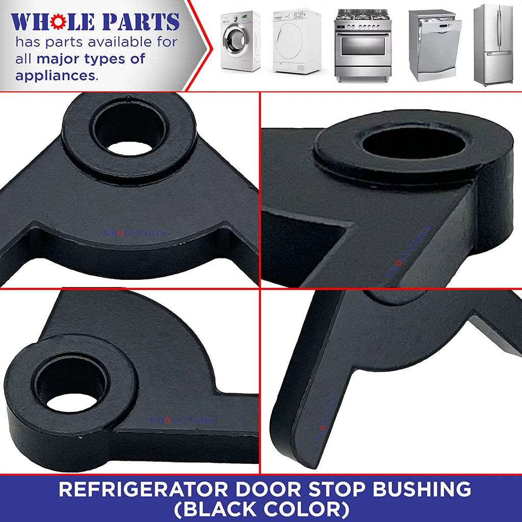 Refrigerator Door Stop Bushing Black D406