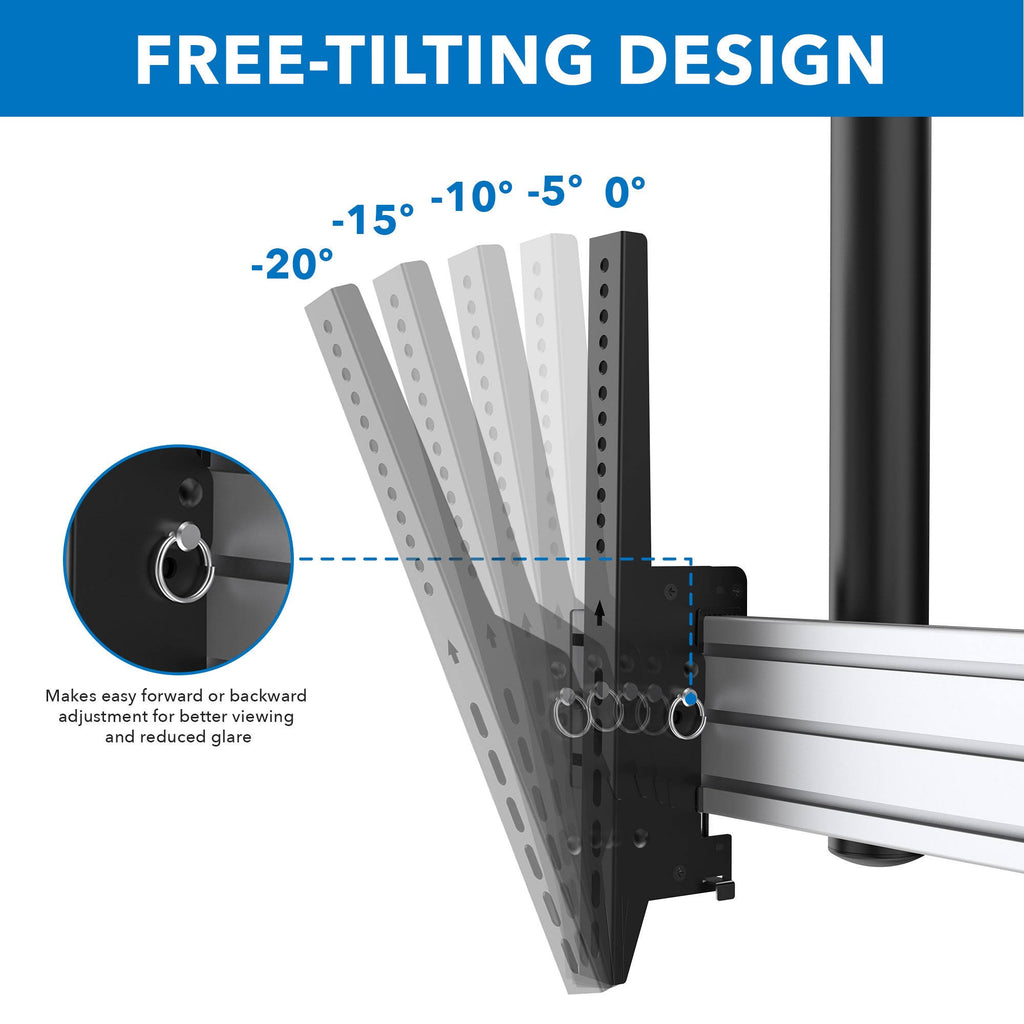 Black Ceiling TV Mount F687963