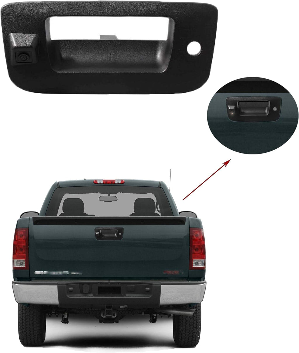 Tailgate Handle with Backup Camera Black Pack of 2 T8117
