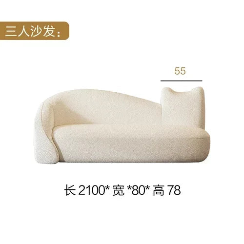 White Modern Sofa F756