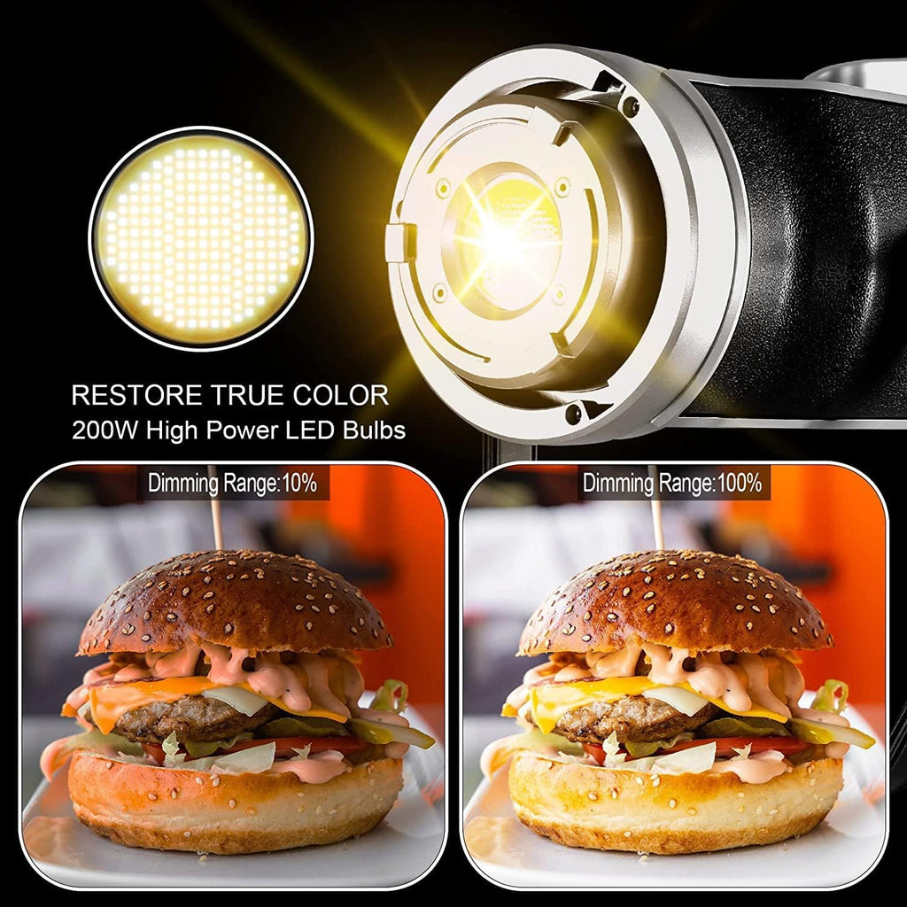 200W Bi-Color LED Video Light with Softbox P1577