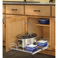 12 in. W x 20 in. D Chrome Wire Basket E9208