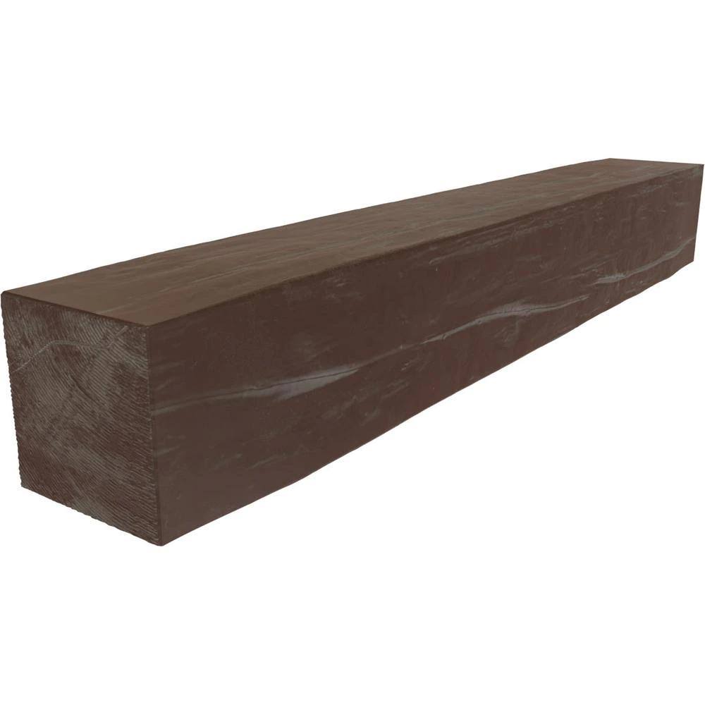 Aged Pecan Faux Wood Fireplace Mantel K92430