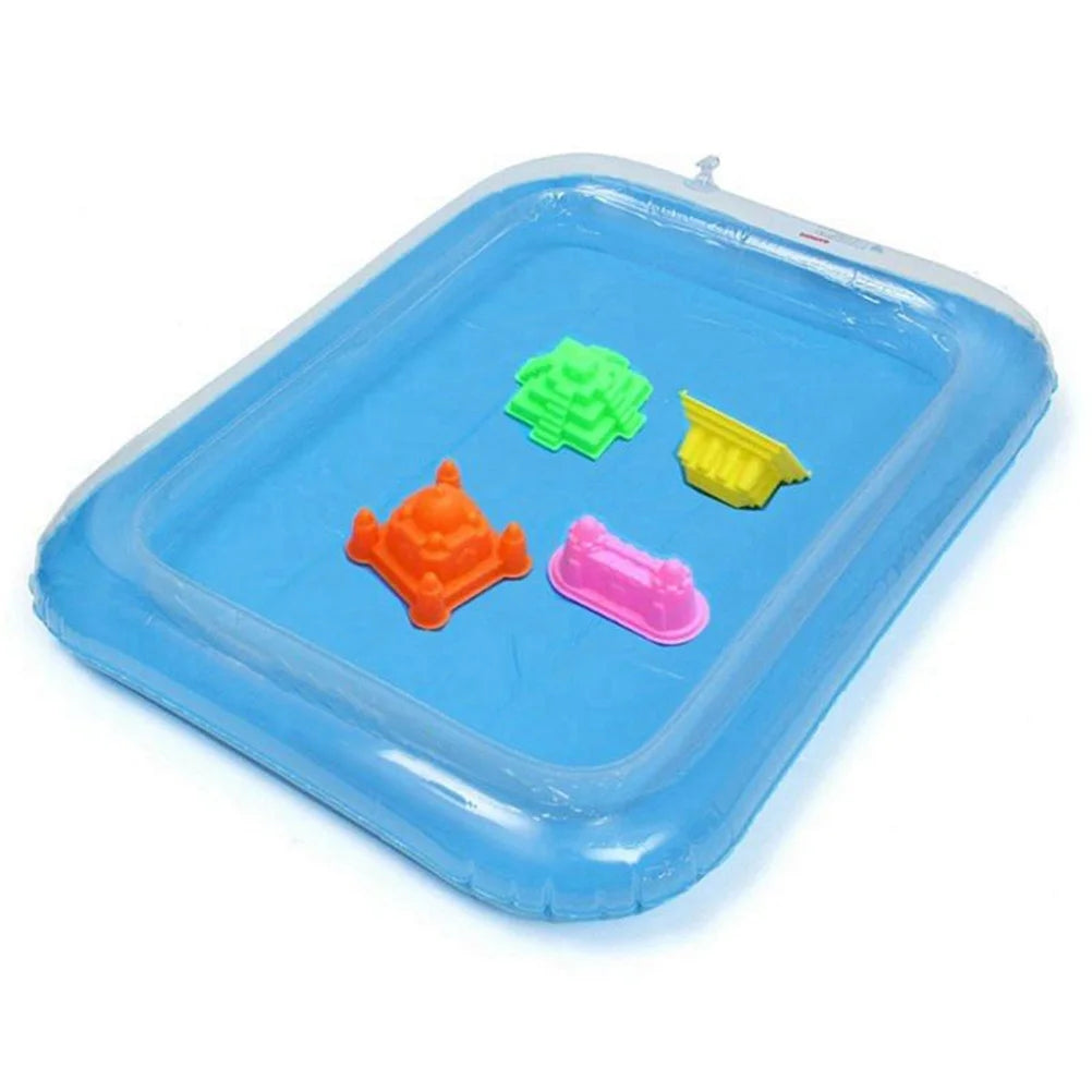 Blue Inflatable Sandbox Play Sand Tray I845