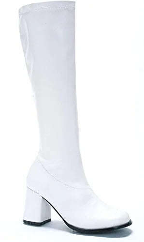 White GoGo Boots R88056