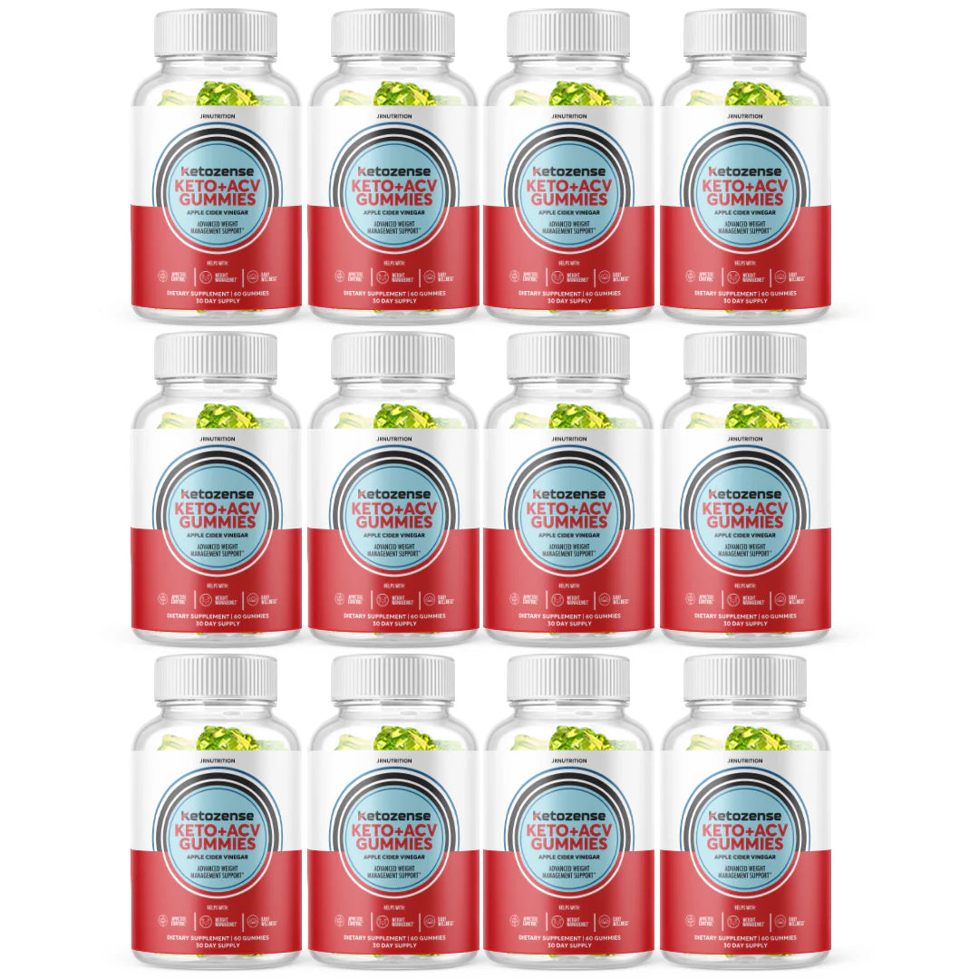 Keto ACV 1000mg Gummies 12 Bottles A2328