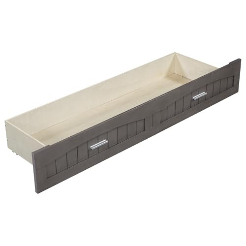 Queen Size Wood Murphy Bed with Charging Station and Storage Drawer G772388
