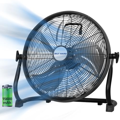 16 Inch Rechargeable Battery Operated Portable Floor Fan A762