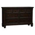 6-Drawer Double Dresser in Charcoal Brown H635