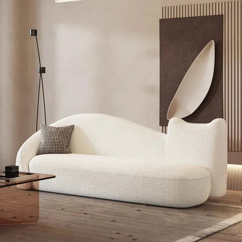 White Modern Sofa F756