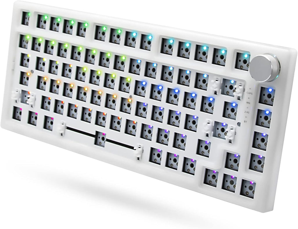75% Gasket Mechanical Keyboard Kit, 83 Key, RGB Backlit H89655