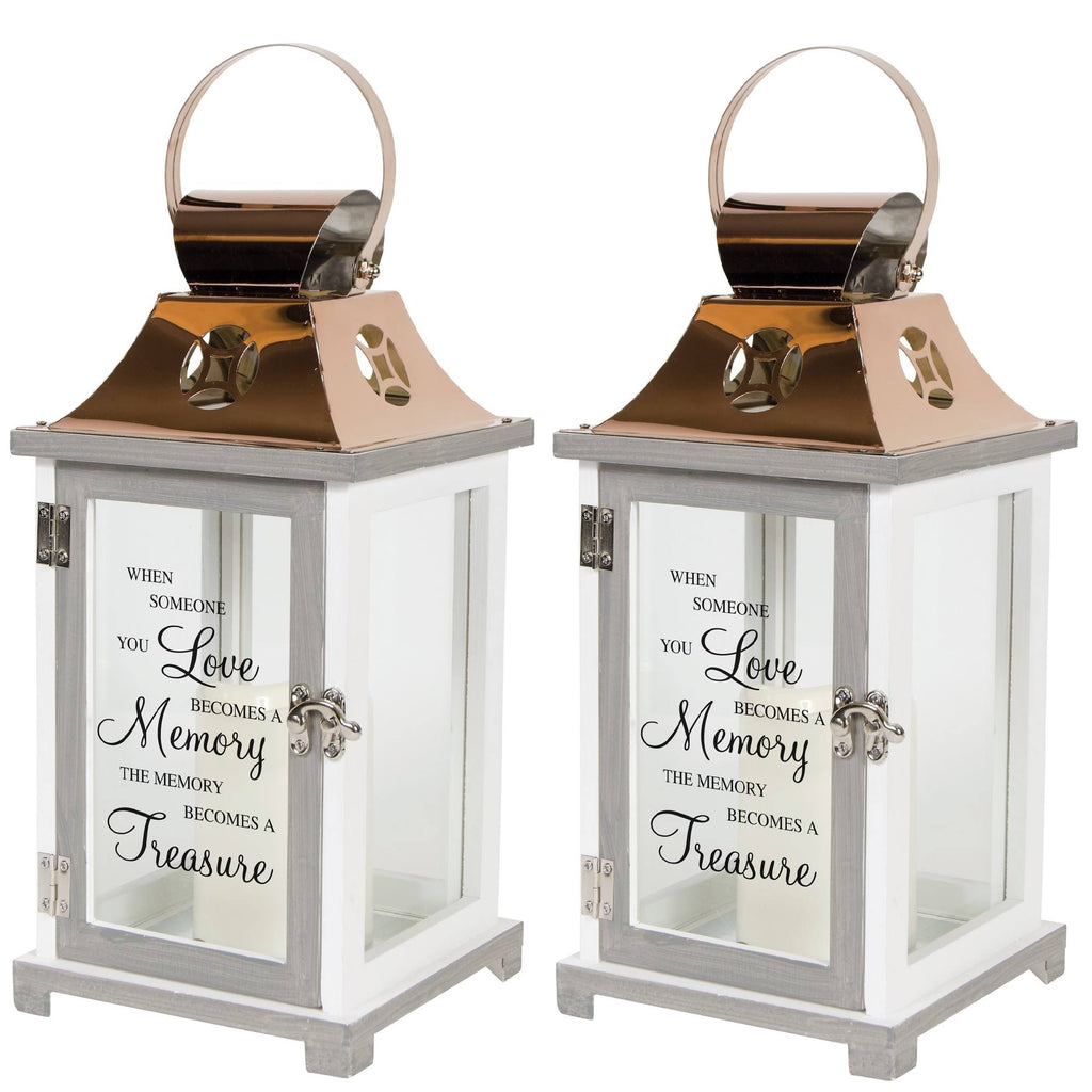 White Flameless Candle Lantern (2 Pack) I6381