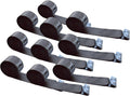 Yellow 4 x 30' Heavy Duty Tie-Down Winch Strap with Flat Hooks C4605