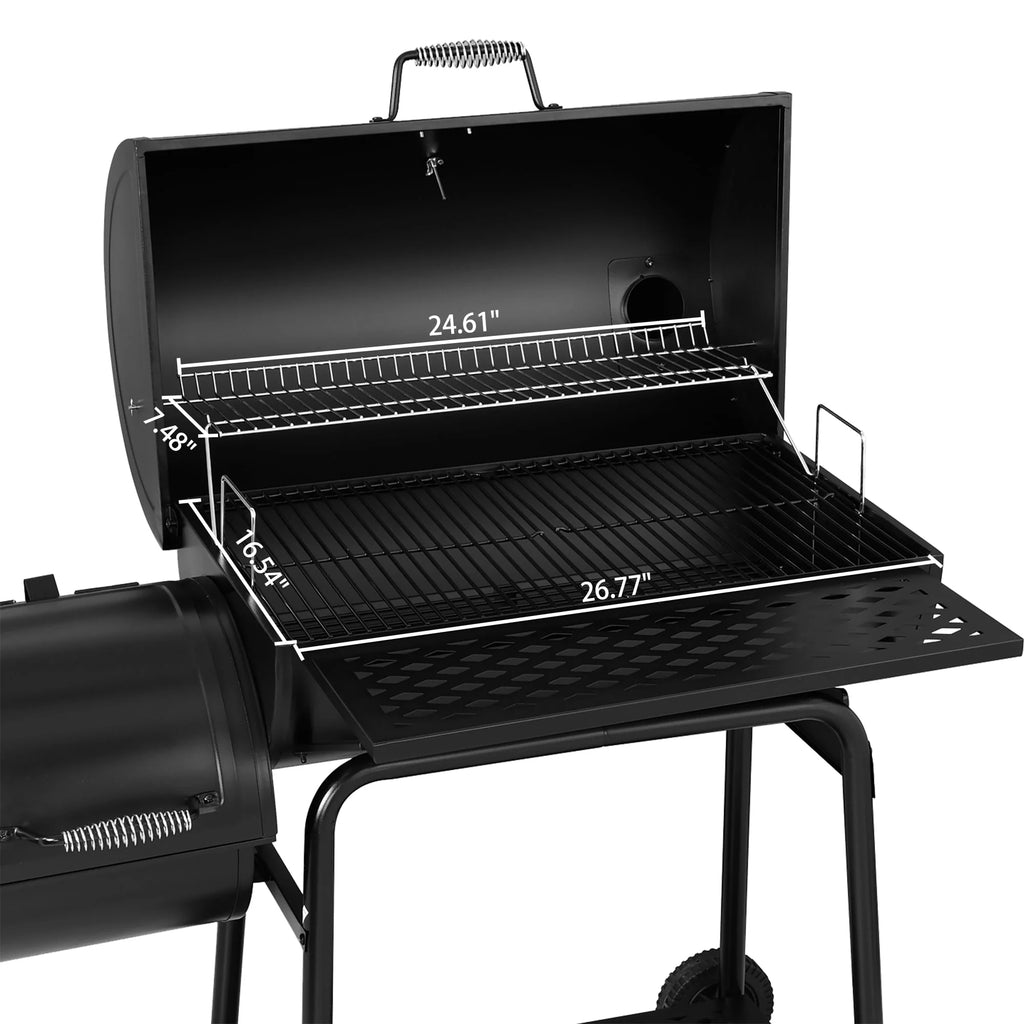 Charcoal Grill with Offset Smoker A551