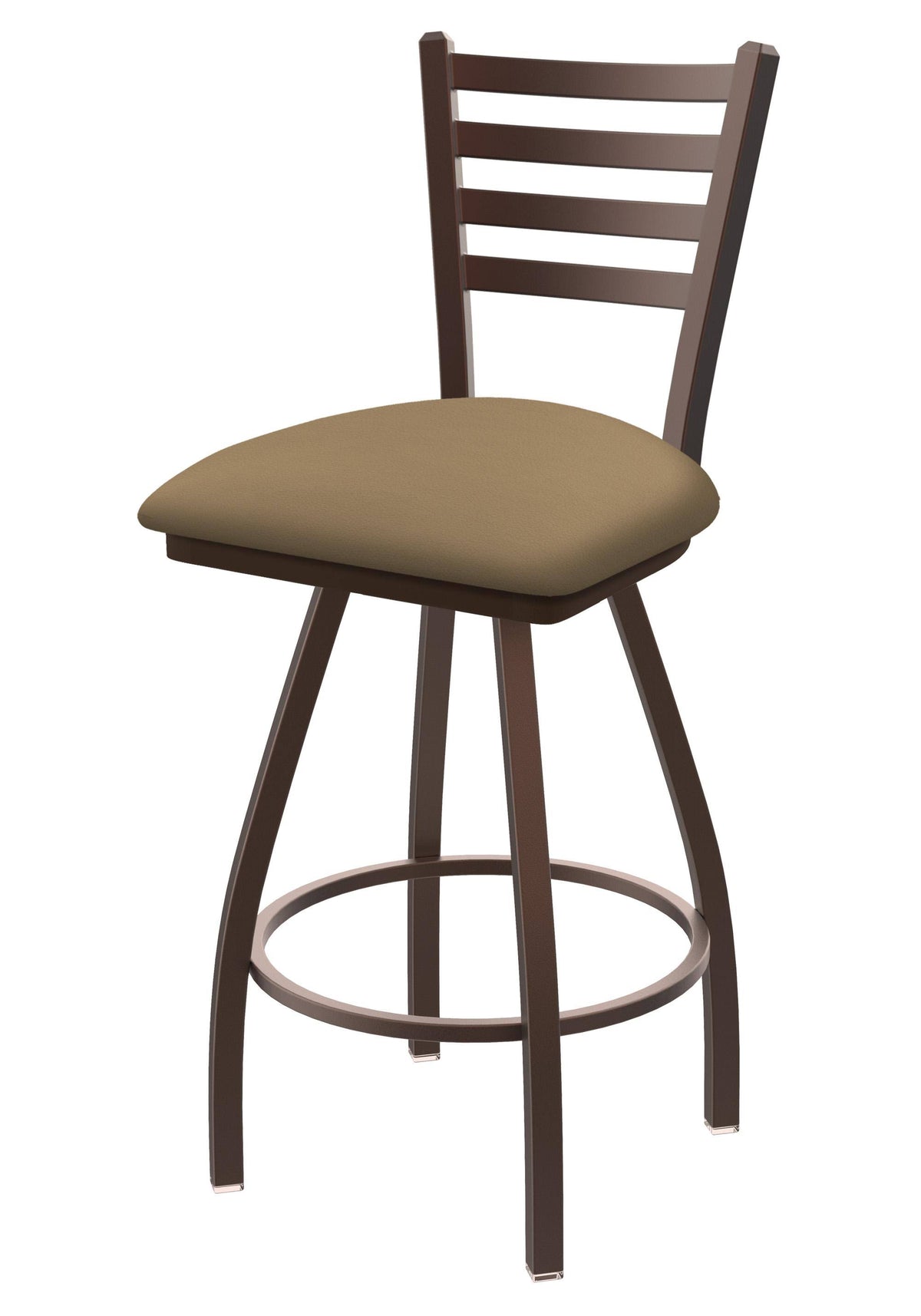 25x22 Swivel Counter Stool with Bronze Finish I281