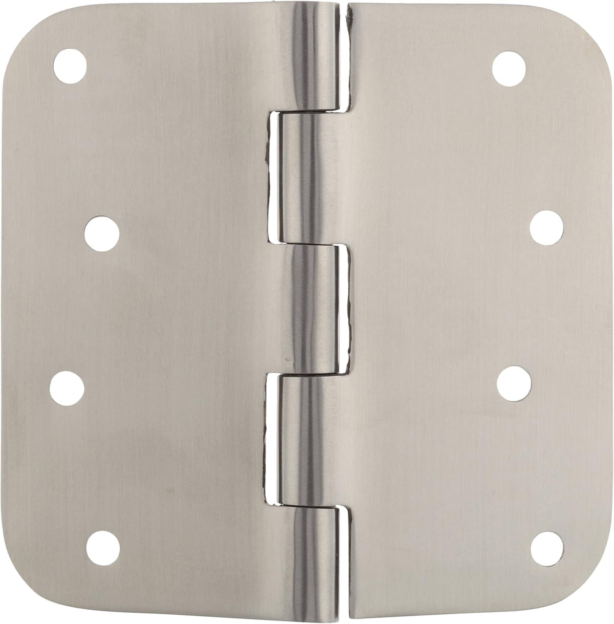 4 Inch Stainless Steel Hinge with Removable Pin, Satin Finish, Heavy Duty, 3 Hinges with 24 Screws N4359