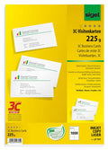 White Business Card Paper D9629