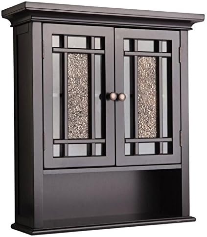 2-Door Wall Cabinet in Dark Espresso Z1770