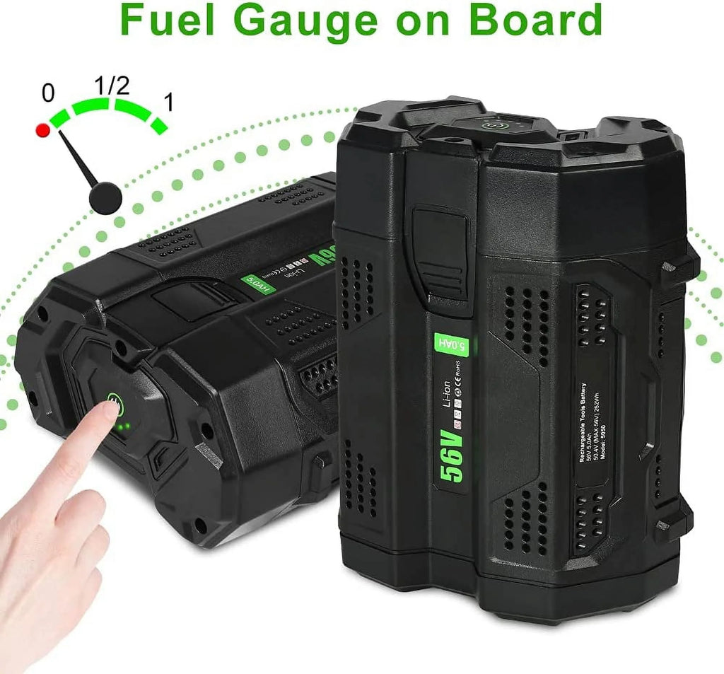 56V 5.0Ah Battery with Fuel Gauge X8162
